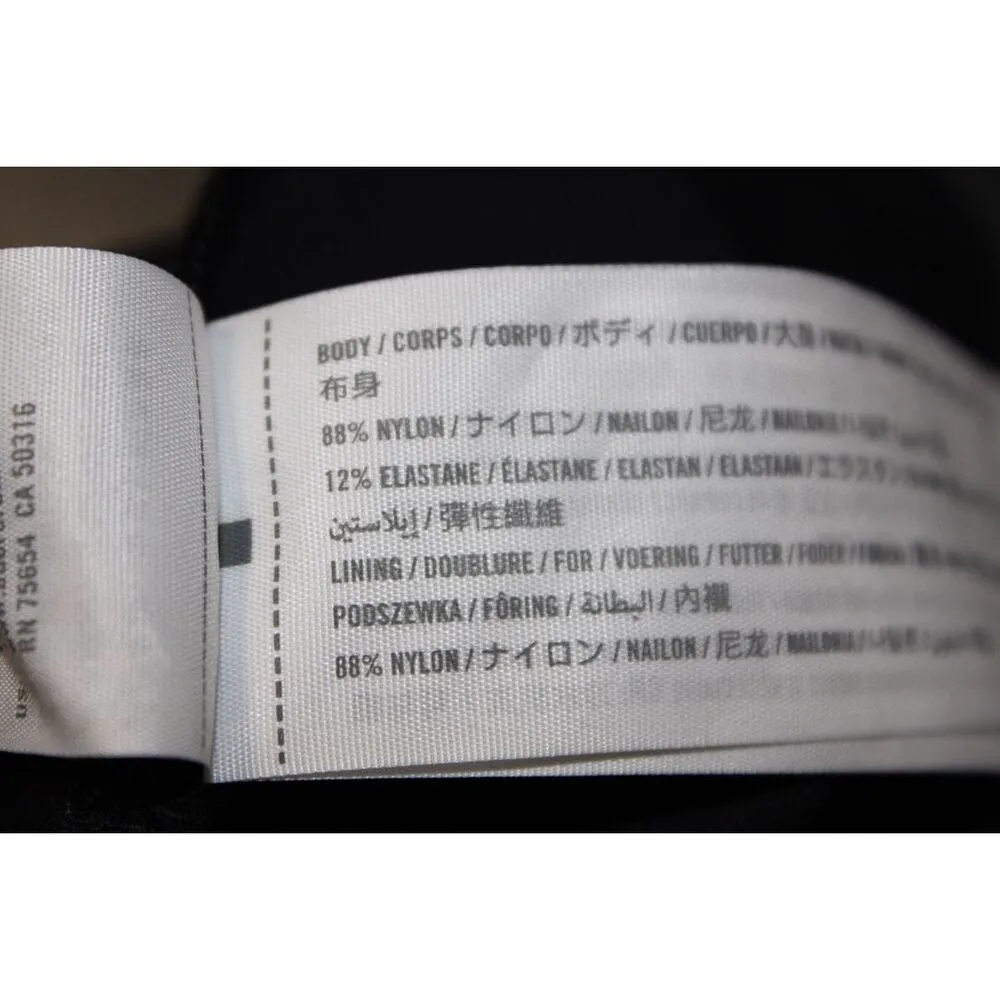 Womens Abercrombie & Fitch Soft A&F Black Sleeveless Square Neck Bodysuit Size L - Image 4