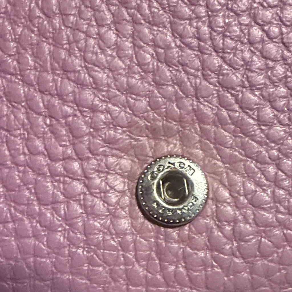 Coach Lavender Anna Foldover Clutch/Crossbody Bag, No. G2180-3037 - Image 15