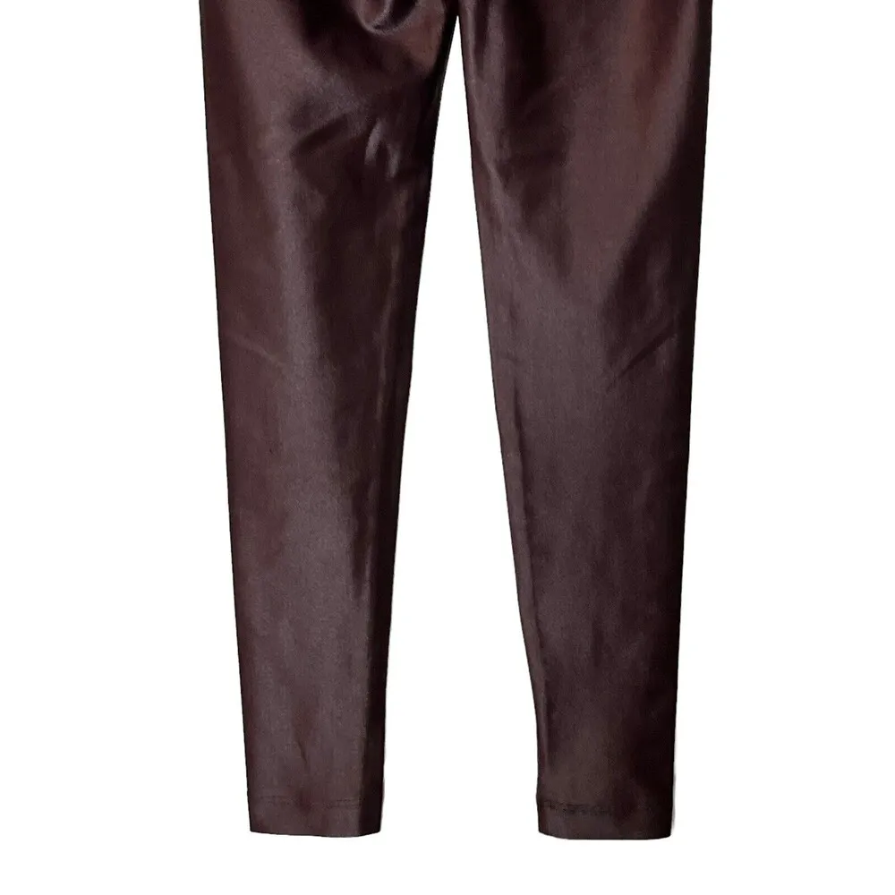 Koral Lustrous High Rise Legging Bordeaux Yoga Exercise Workout Gym Size XS - Image 4