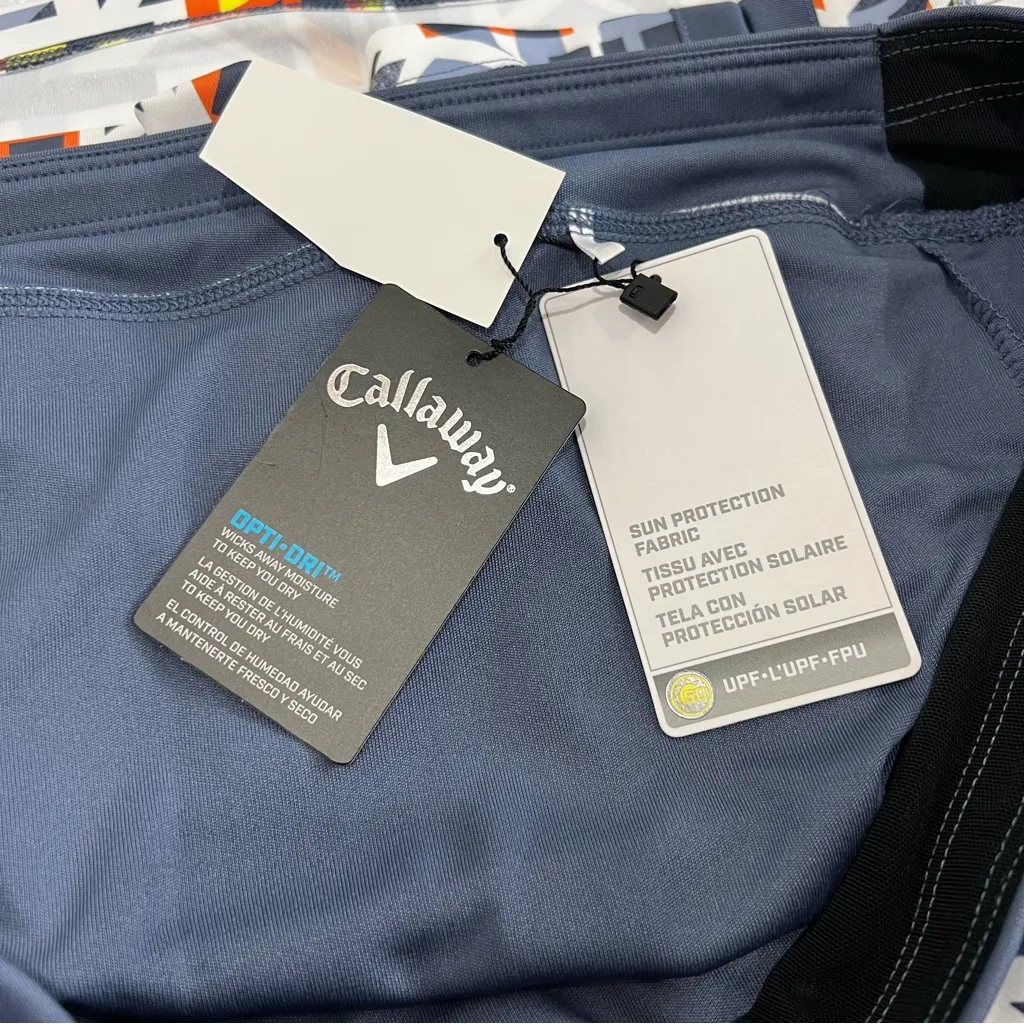 Callaway Size XL Skort Geometric Print Built-In Shorts Golf Opti-Dri 50 UPF - Image 12