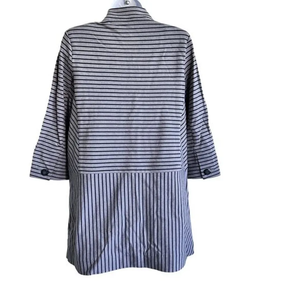 Cabi‎ Dappled Stripe Car Coat Size S - Image 3