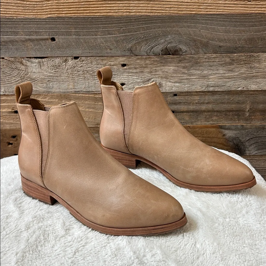 Nisolo Eva Everyday Chelsea Boot in Almond Size 8 NWOB Ankle Boots Tan - Image 4