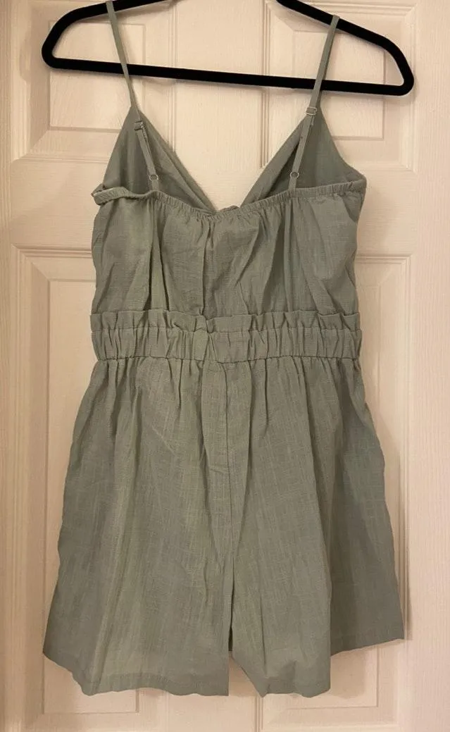 Sage Olive Green Romper - Image 3