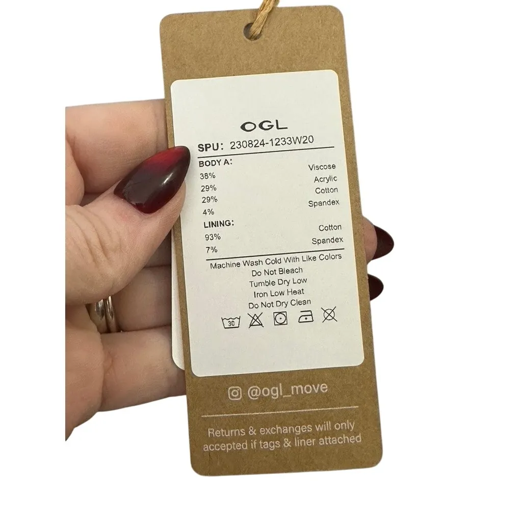 OGL Sea Glass ProWarm Modern Side Ruched Boatneck Brami Top Women's XS New Blue - Image 6