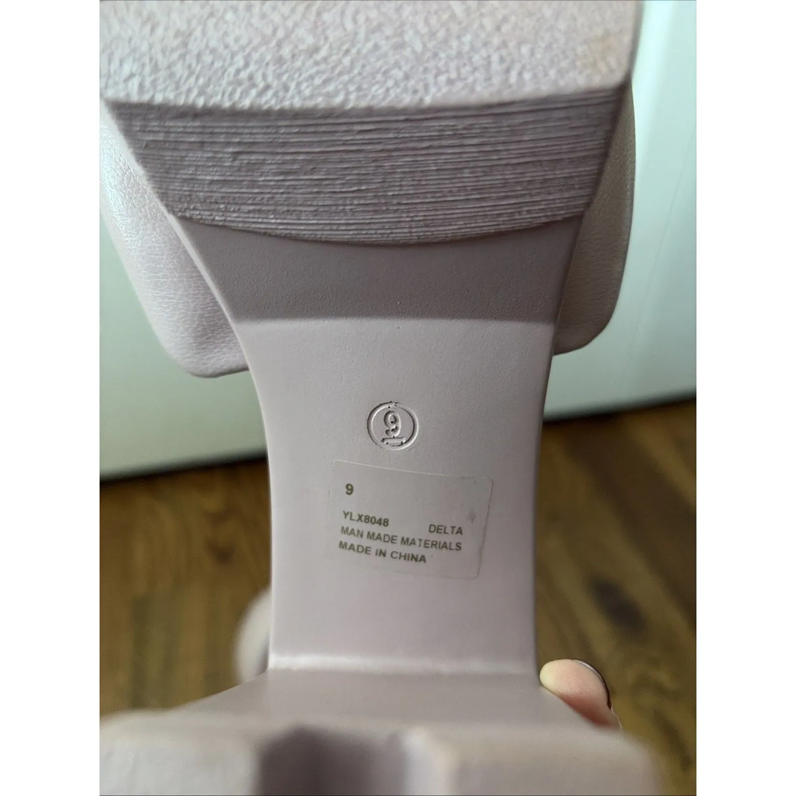 Cape Robbin Delta Platform Chunky High Heel Slip On Sandal Size 9 - Image 6