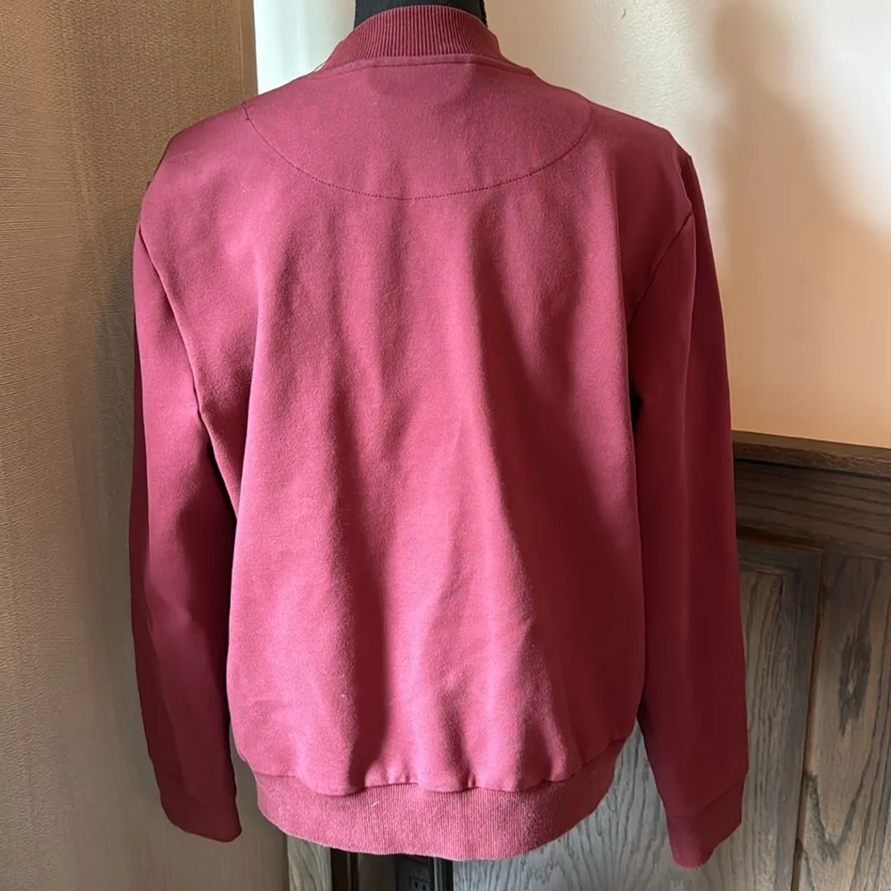 Dip burgundy bomber jacket size xl Red - Image 4