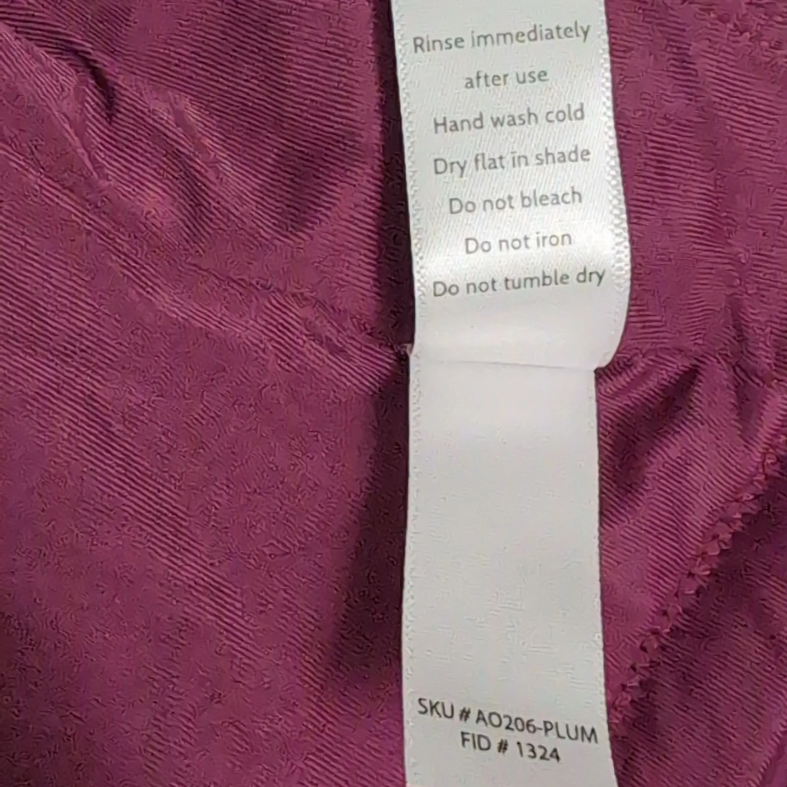 Andie The Lagos One Piece Plum Halter Adjustable Cheeky Bottom M New - Image 9