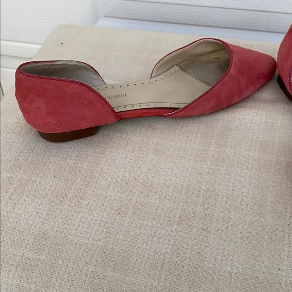 Adrienne Vittadini Adrienne Vittadadini Pink Suede Flats - Image 6