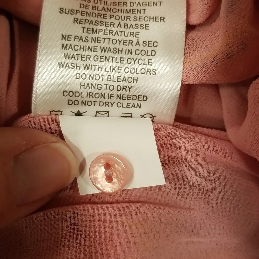 💕JOIE💕 Sleeveless Halter Blouse ~ Pink Floral Botanical Print ~ Small S NWT - Image 13