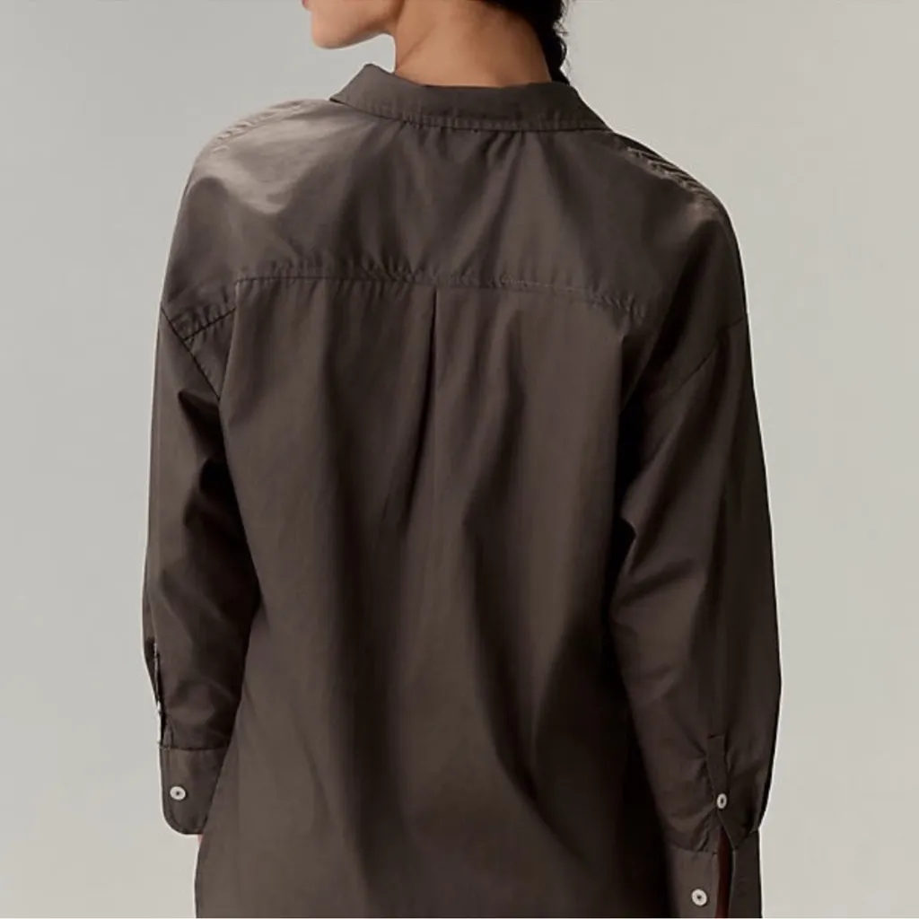 Maeve Anthropologie Bennett Button Down Shirt Oversize Size Small - Image 8