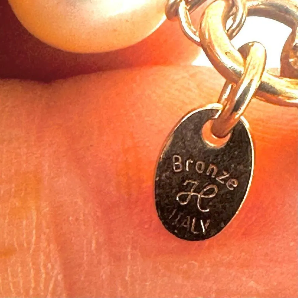 Honora bronze Italy pearl long necklace - Image 10