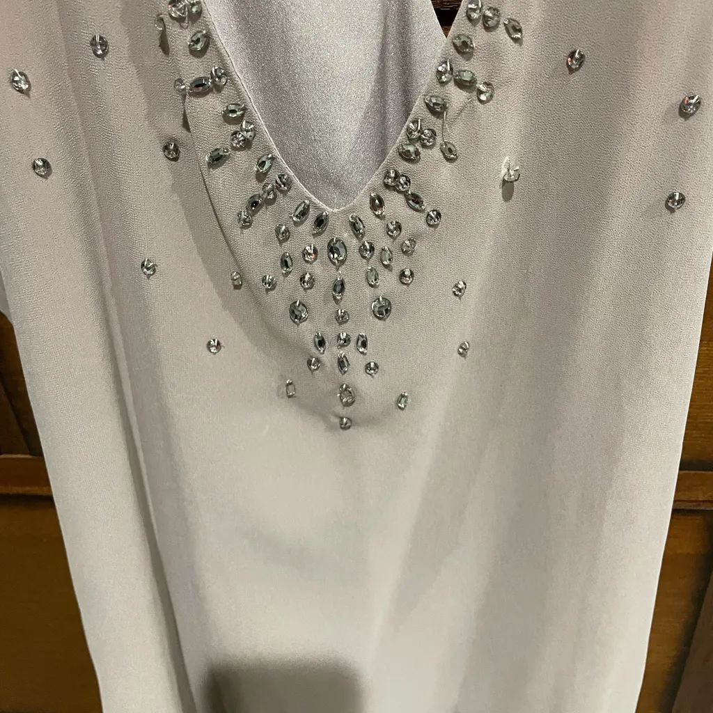 Elegant Sleeveless Top with Embellishments - Image 4