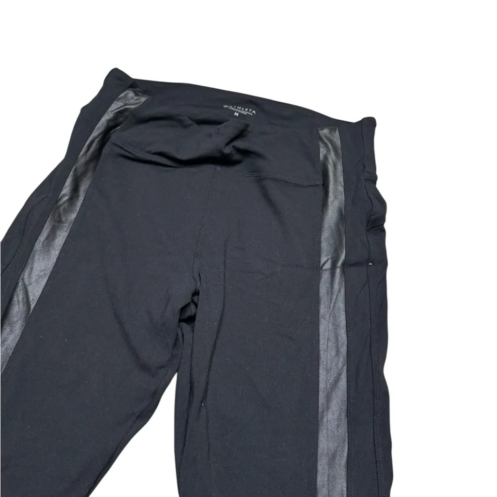 Athleta Black Flatiron Tux Tight Zipper Medium - Image 2