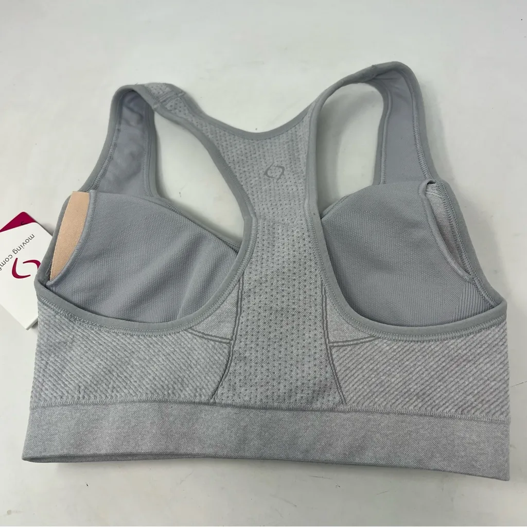 Moving Comfort JustRight Racer sports bra in sterling heather size S Small NWT - Image 3