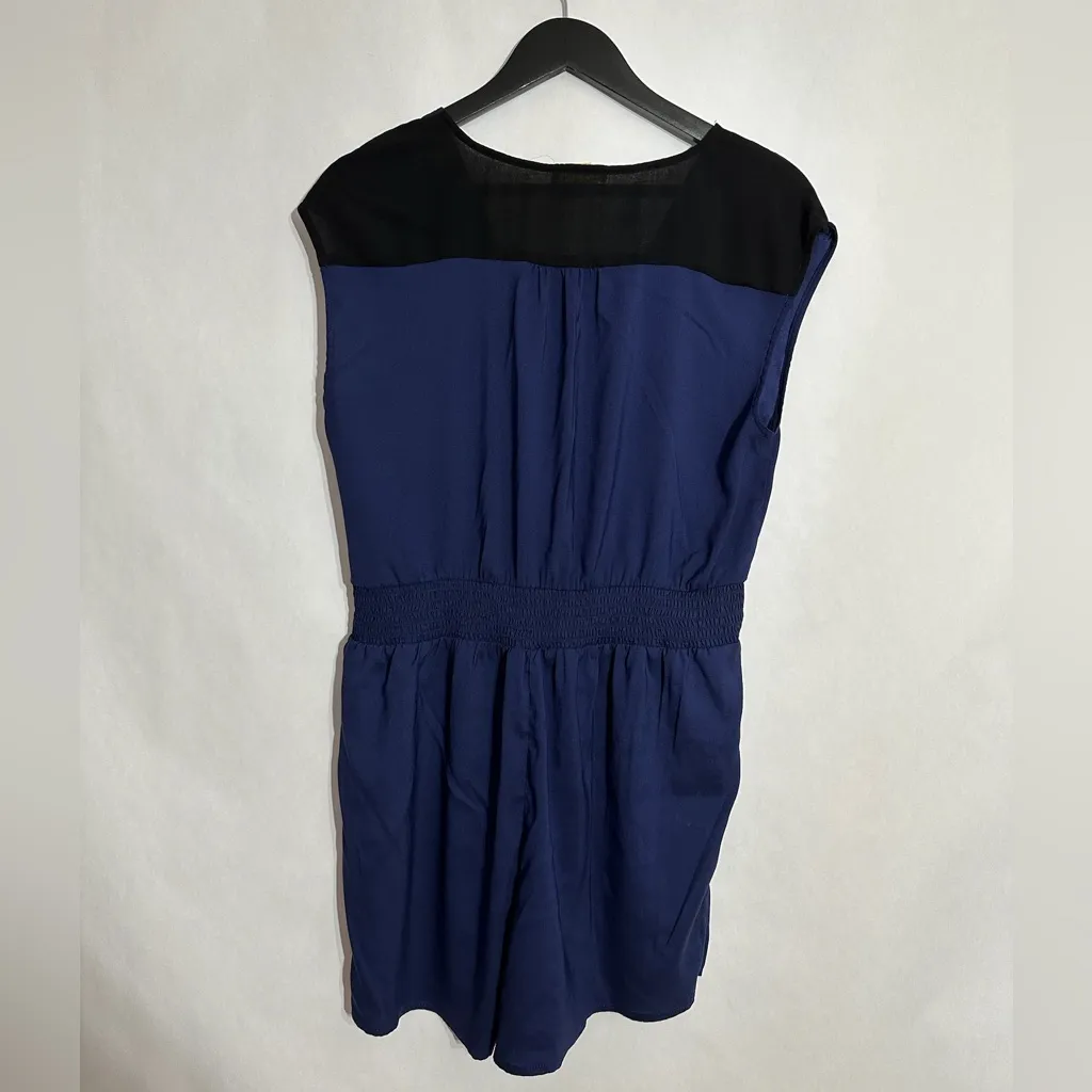 Hawks Brand Blue Sleeveless Romper with Pockets Size Large - Image 4