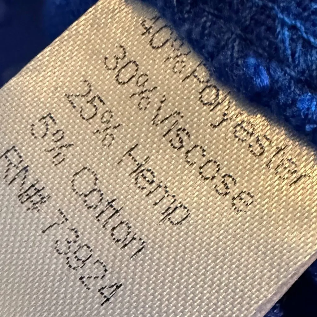 Misook Royal Blue Eyelet Midi Dress Short Sleeve Party Size Large Women's NWT - Image 12