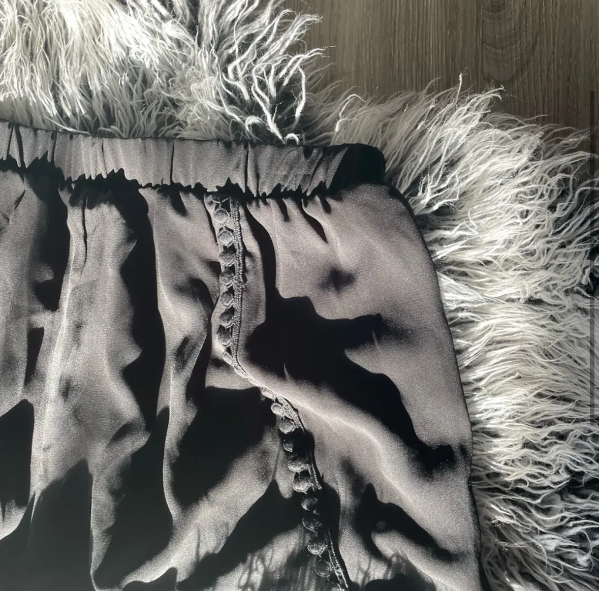 Forever 21 Black Pom Pom Dolphin Shorts - Image 2