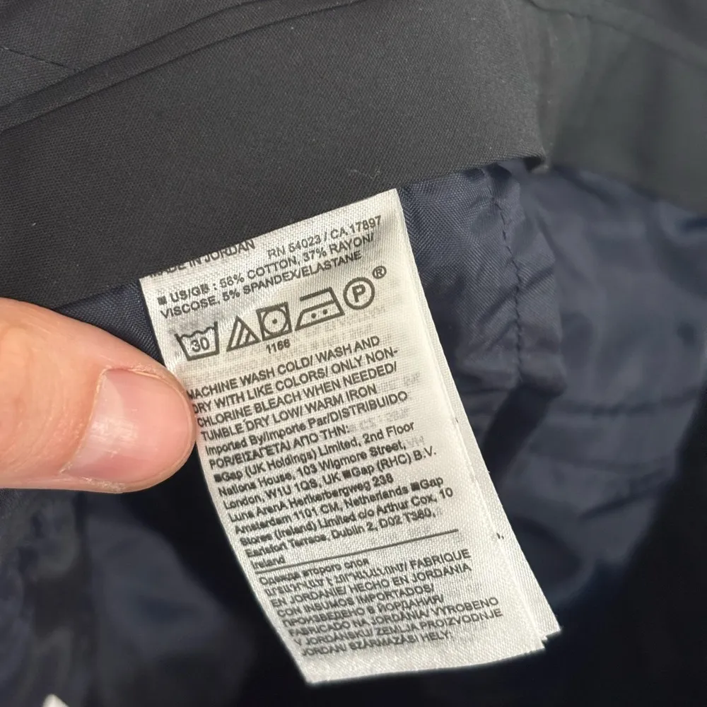 NWT Banana Republic The Modern Sloan Pant in Navy - Size 0 Petite - Image 8