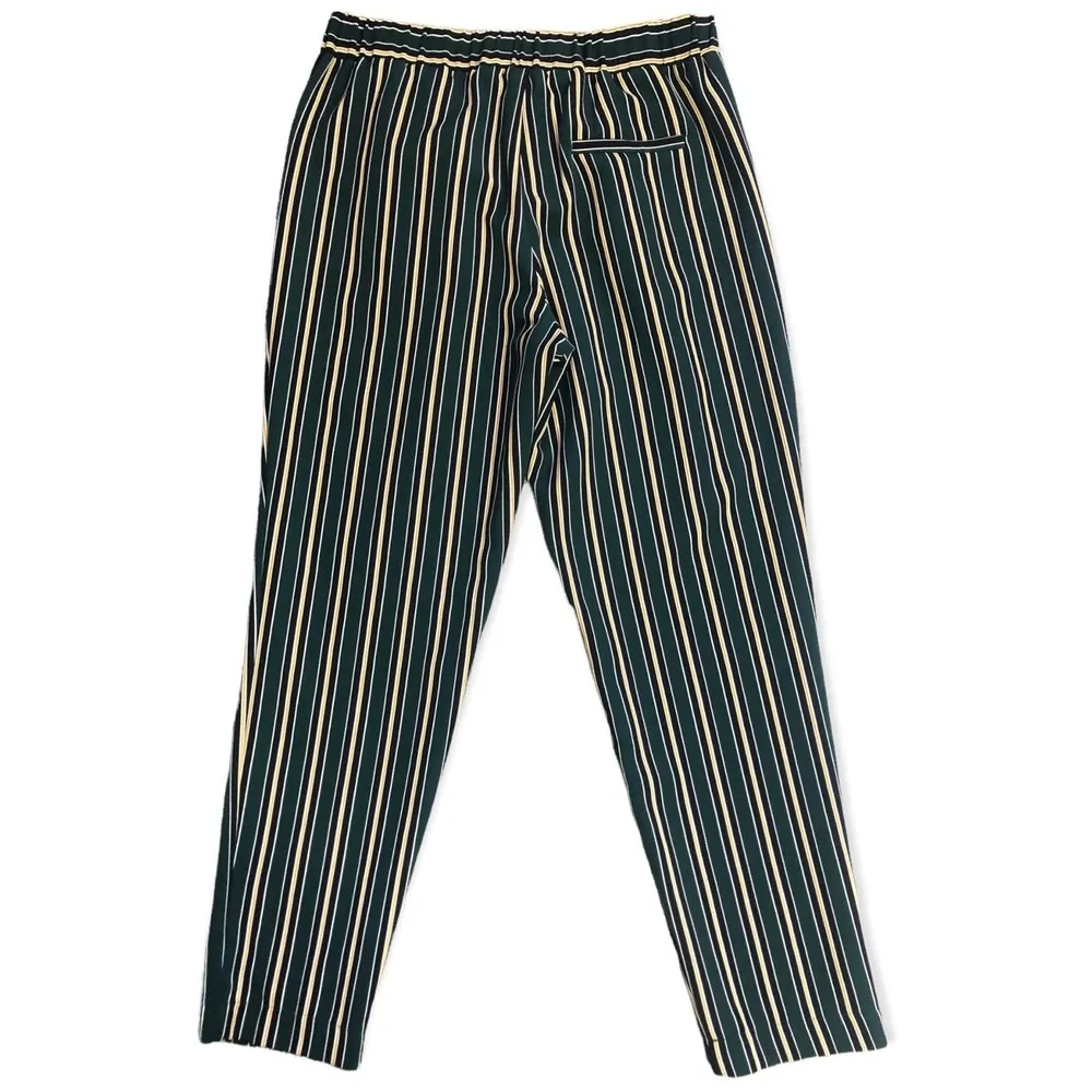 Body By Us Striped High Rise Paperbag Waist Pants Size M - Image 88
