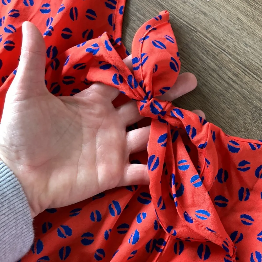 Kiwi| Red Print Dress Sz Medium - Image 6