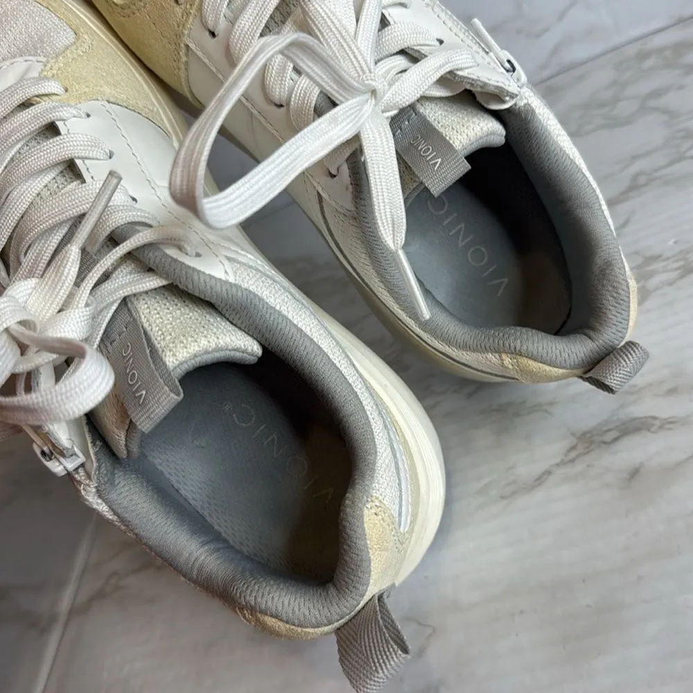 Vionic Athena Walking Comfort Arch Support White Shoes ladies size 8.5 - Image 8