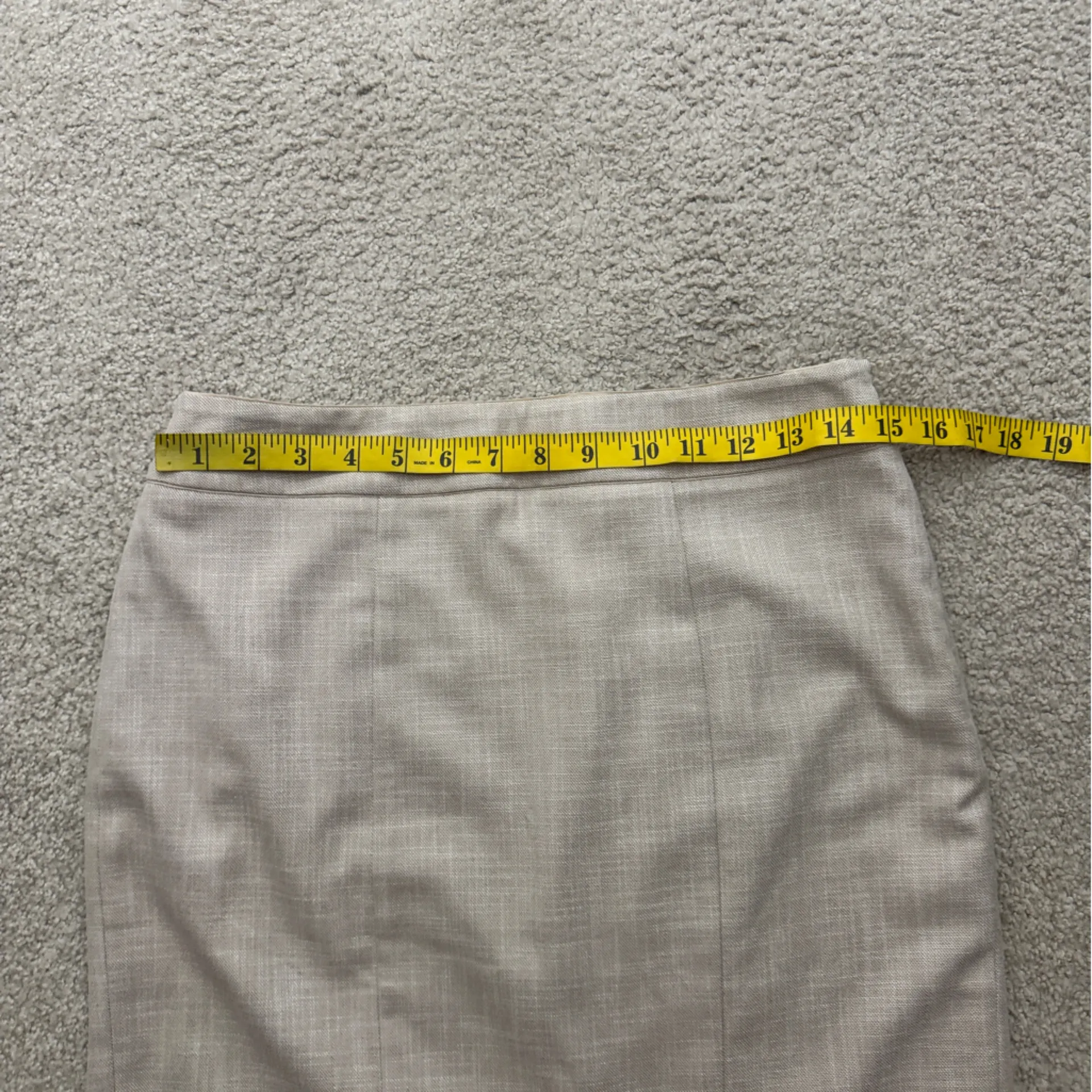 White House Black Market Tan Women's Skirt - Image 5