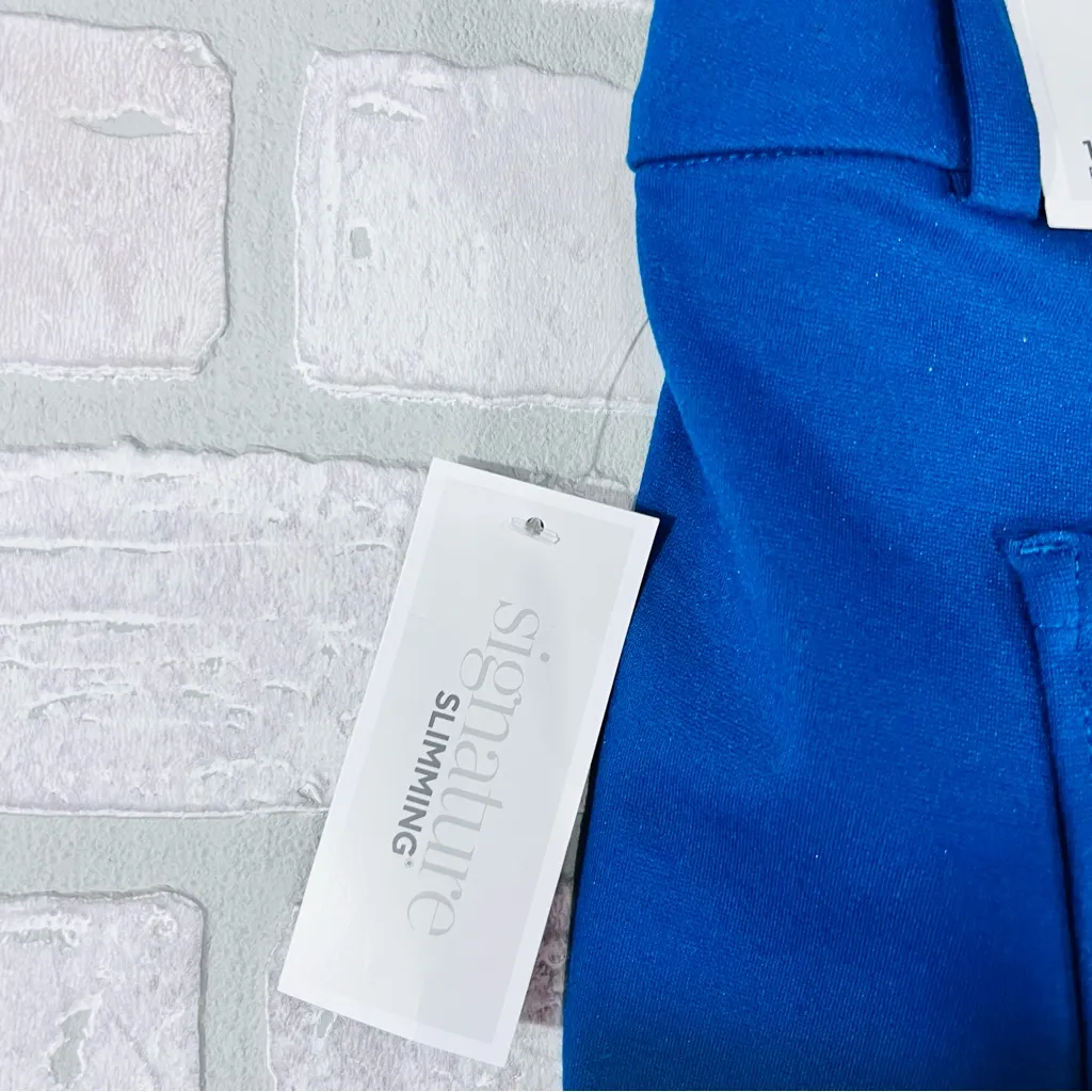 CJ Banks NWT Perfect Pant Tapered Shaped Fit Gibraltar Sea Blue  Size 16WP - Image 6