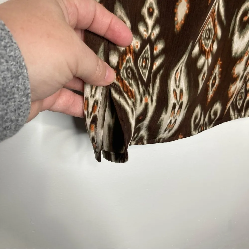 Chico’s brown‎ dressy tank top size 2 - Image 2