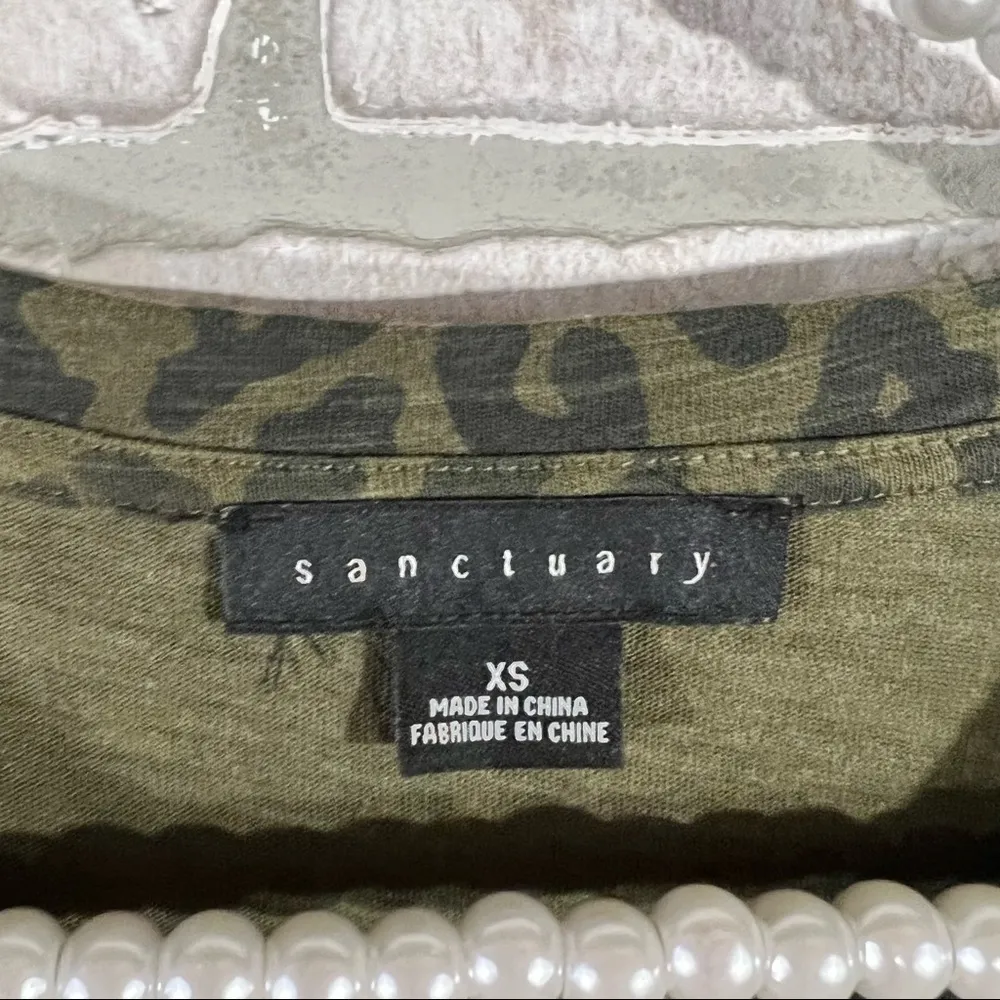 Sanctuary So Twisted Animal Print T Shirt Dress in Green Size XS - Image 10