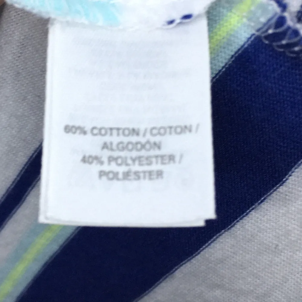 VICTORIA’S SECRET Blue Striped T-Shirt Dress, Medium - Image 7