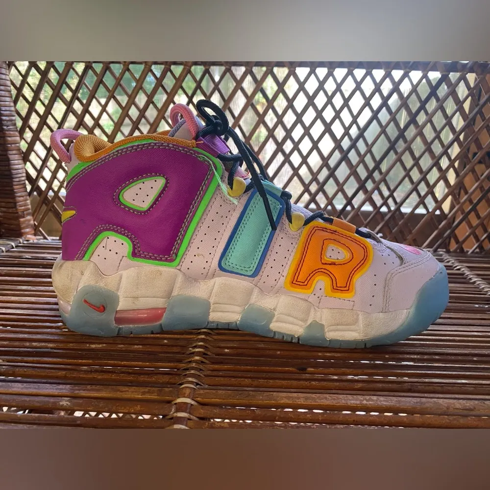 Nike Air More Uptempo Mix n Match Multi 2020 Kids Sneaker 7Y or Adult 8.5/9 - Image 6