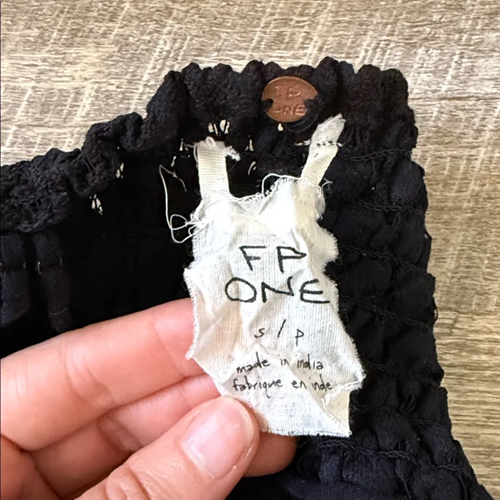 Free People Adella Bralette in Black Size Small - Image 3