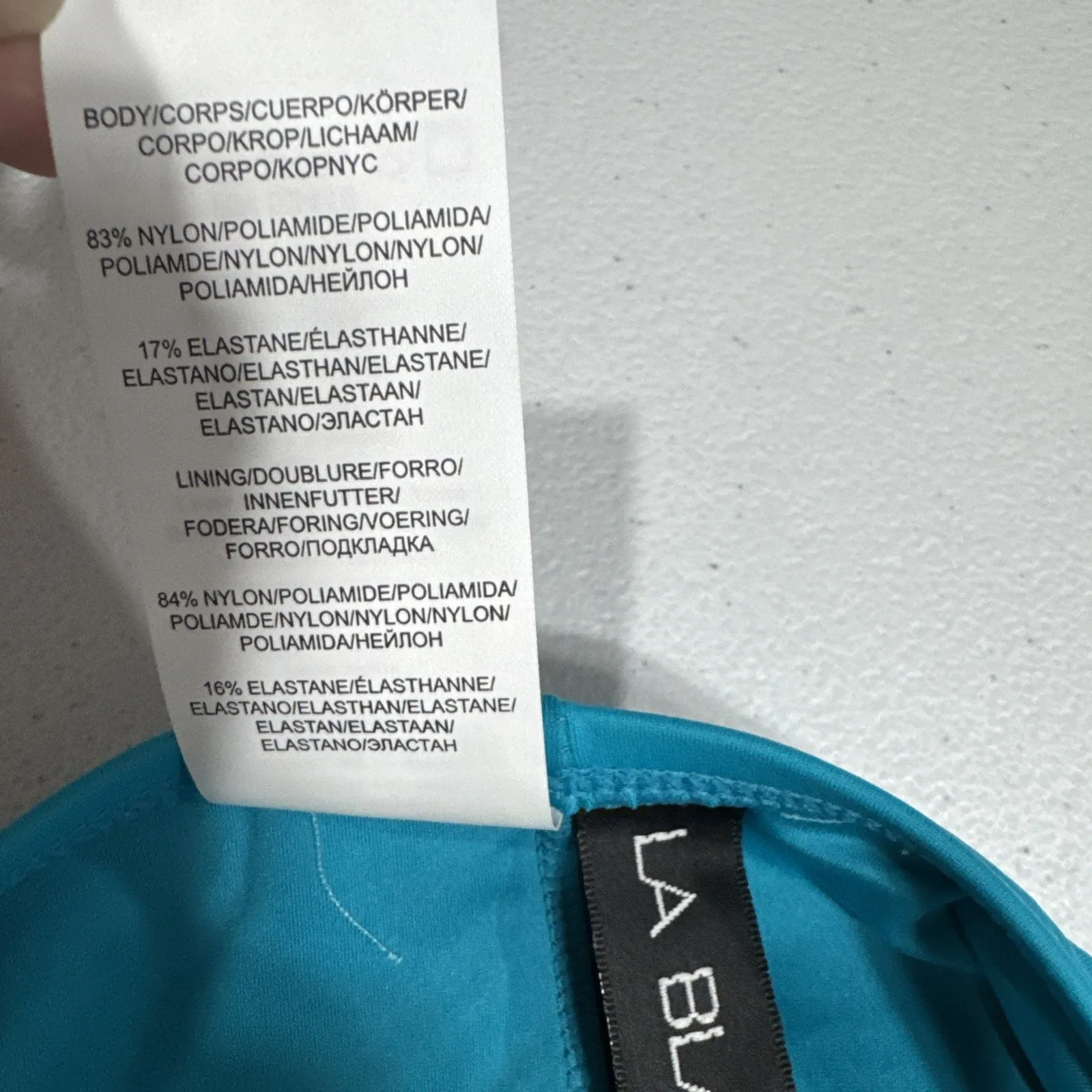 La Blanca Island Goddess Hipster Bottom Bikini Swim Turquoise Size 12 Beach Pool - Image 7