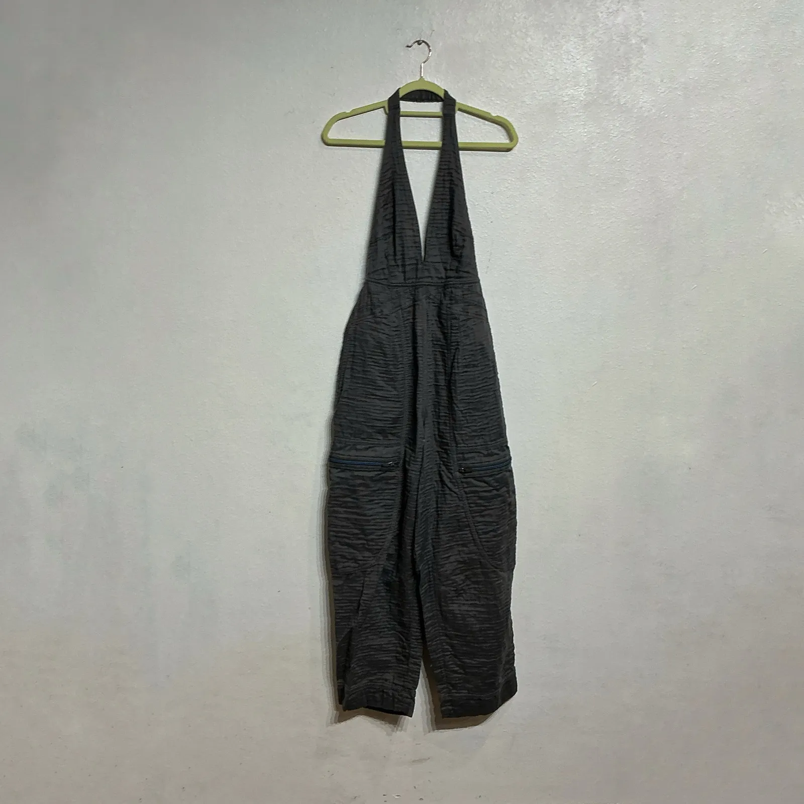 Free People Gray Huddle Up Jumpsuit Sz S - Image 2