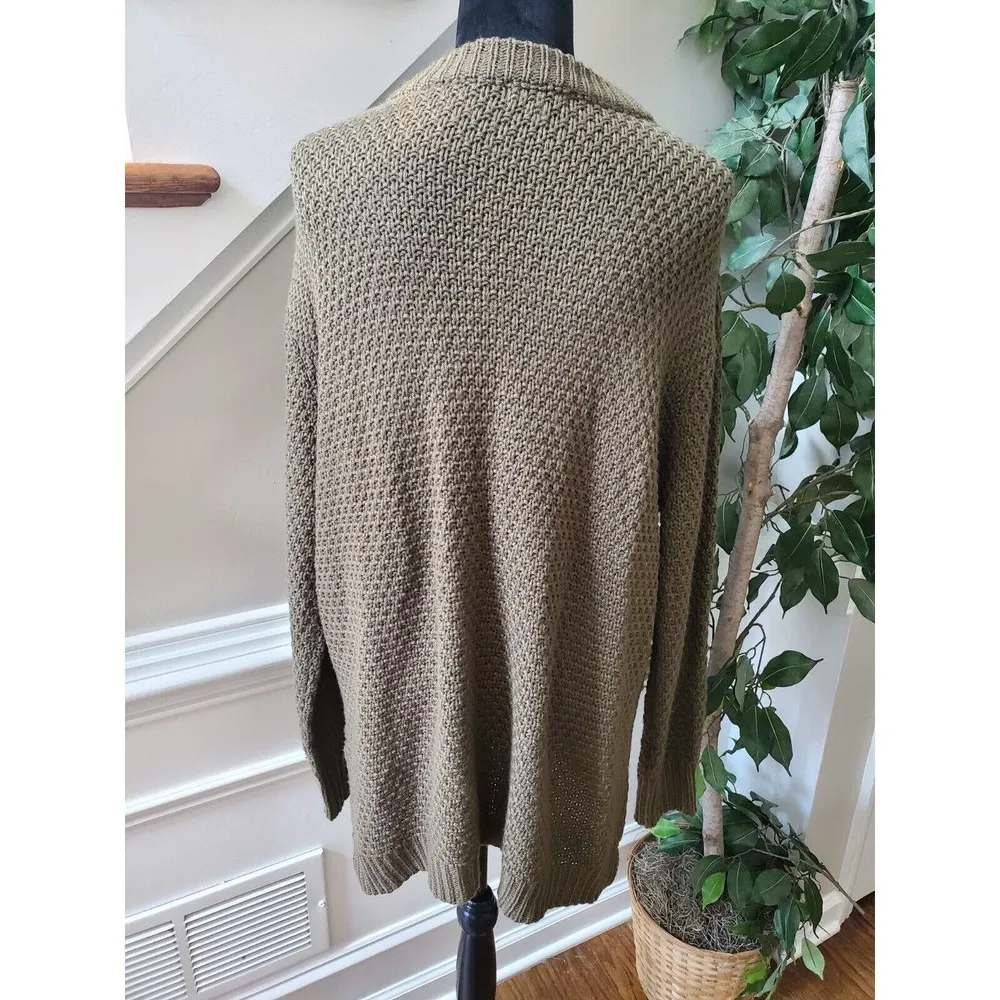 Jodifl Women's Gree 100% Acrylic Halter Neck Long Sleeve knit Sweater Size Large - Image 7