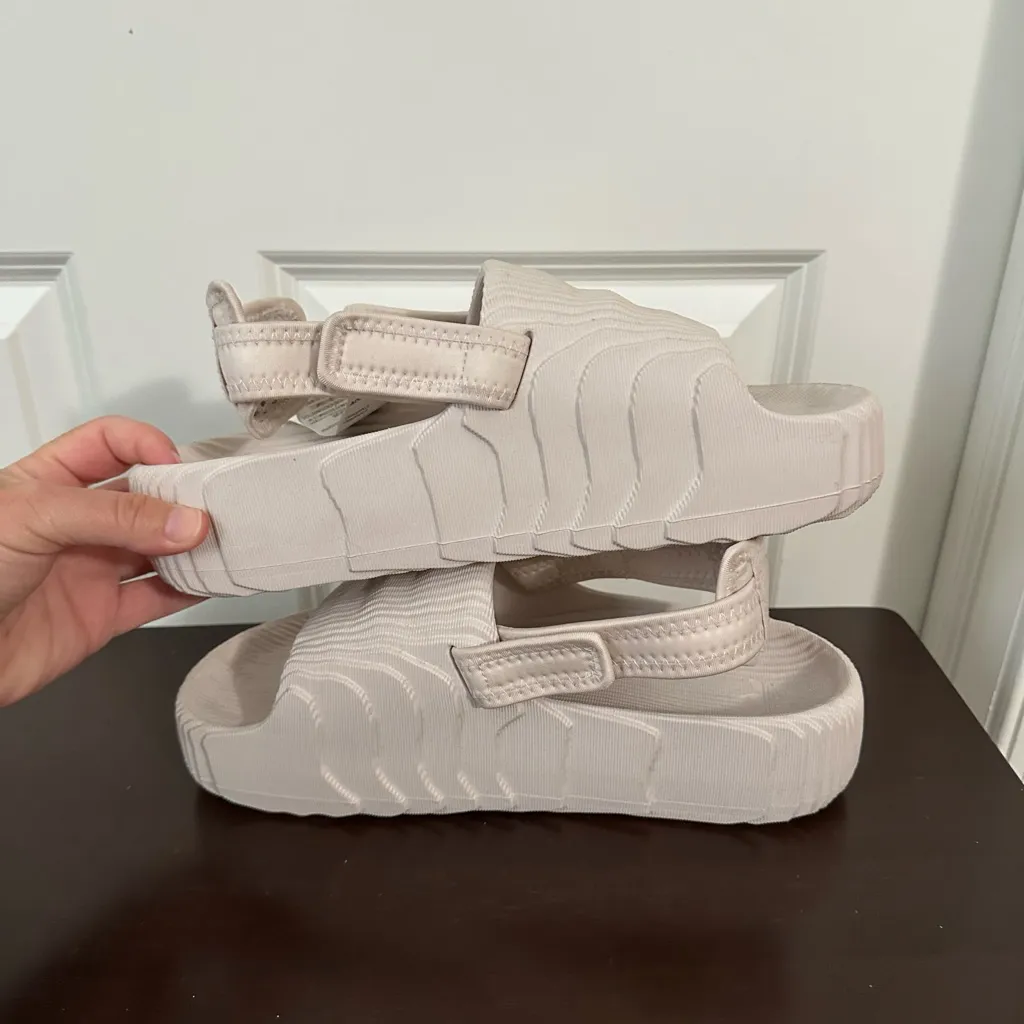 Adidas Adilette 22 XLG Slides Size 10 Shade Putty Mauve - Image 6