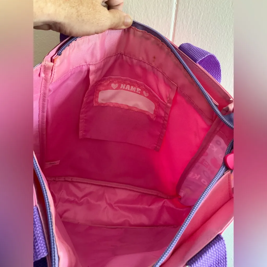 A Rare HTF Vintage Sanrio 2011 Hello Kitty Pink Nylon Large Lightweight Tote Bag - Image 7