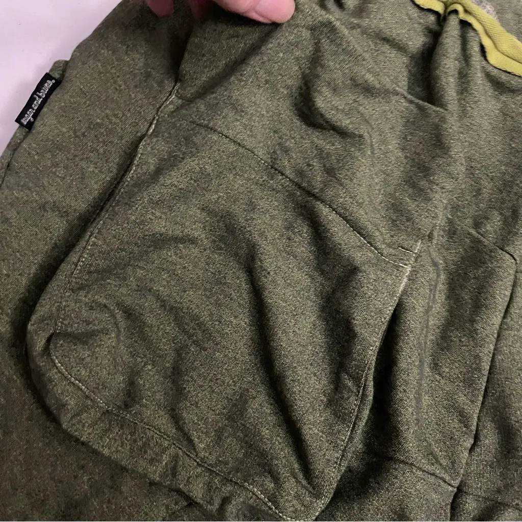 Sugar & Bruno Sweatpants Harem Pockets Gorpcore Streetwear Baggy Lounge Green Size XL - Image 8