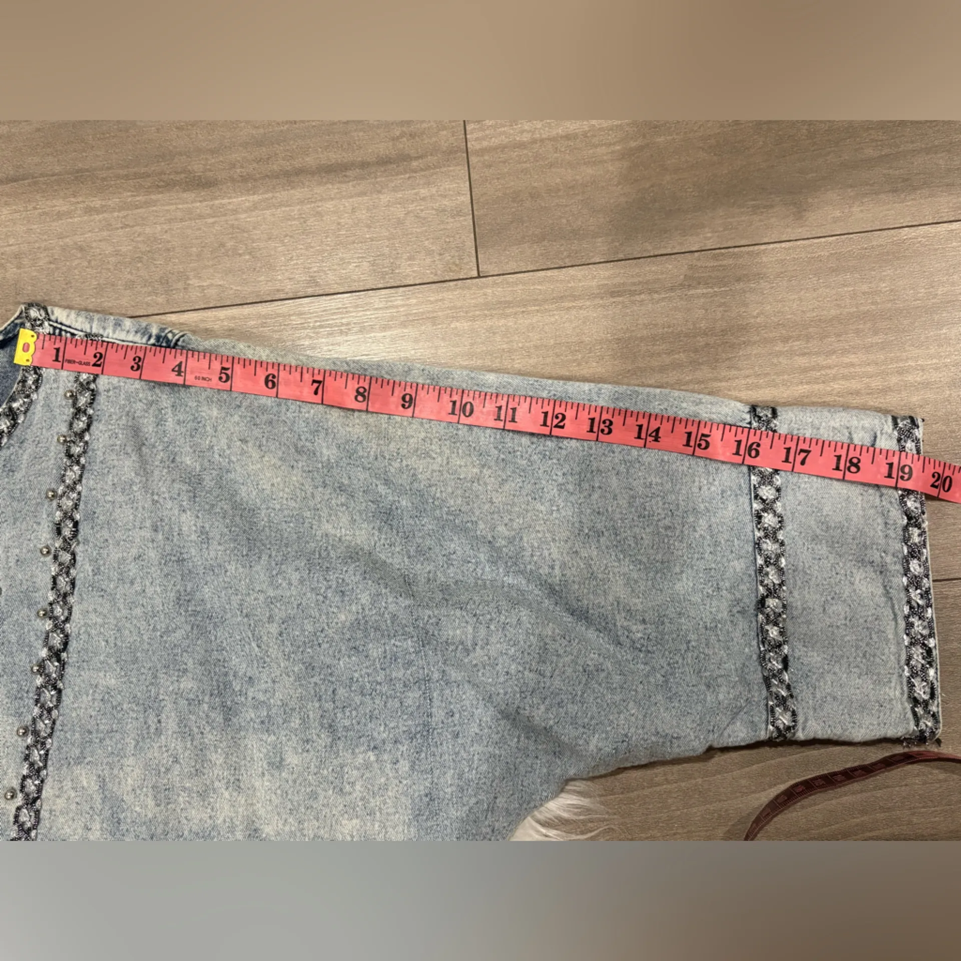 Blue Creek Jeans Vintage Denim Tunic with Embellishments Size L Size L - Image 9