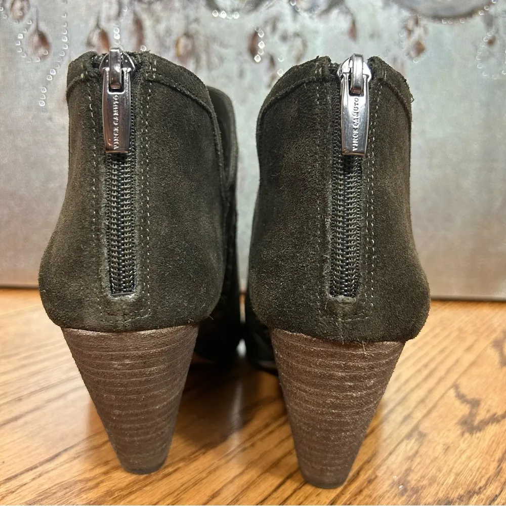 Vince Camuto | Ebelin Open Toe Suede Booties - Image 3