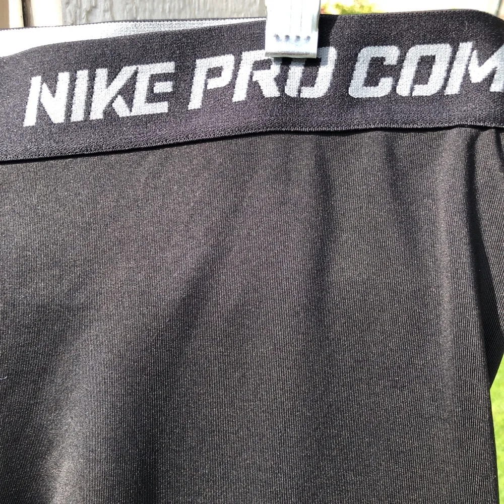 Nike Pro Dri-Fit Women's Training Capri Leggings Compression Black Size L - Image 4