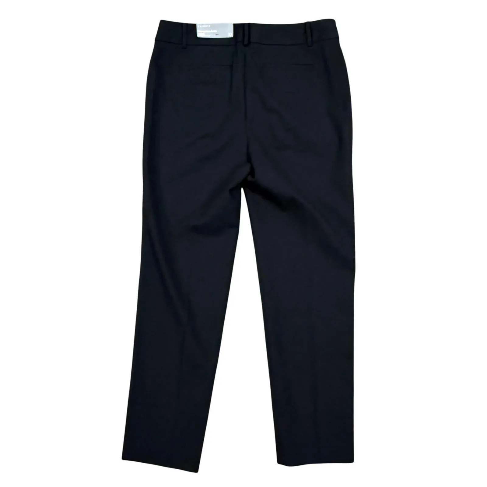 Talbots Hampshire Ankle Pants Black Straight Leg Sits Slightly Below Waist Sz 10 - Image 5
