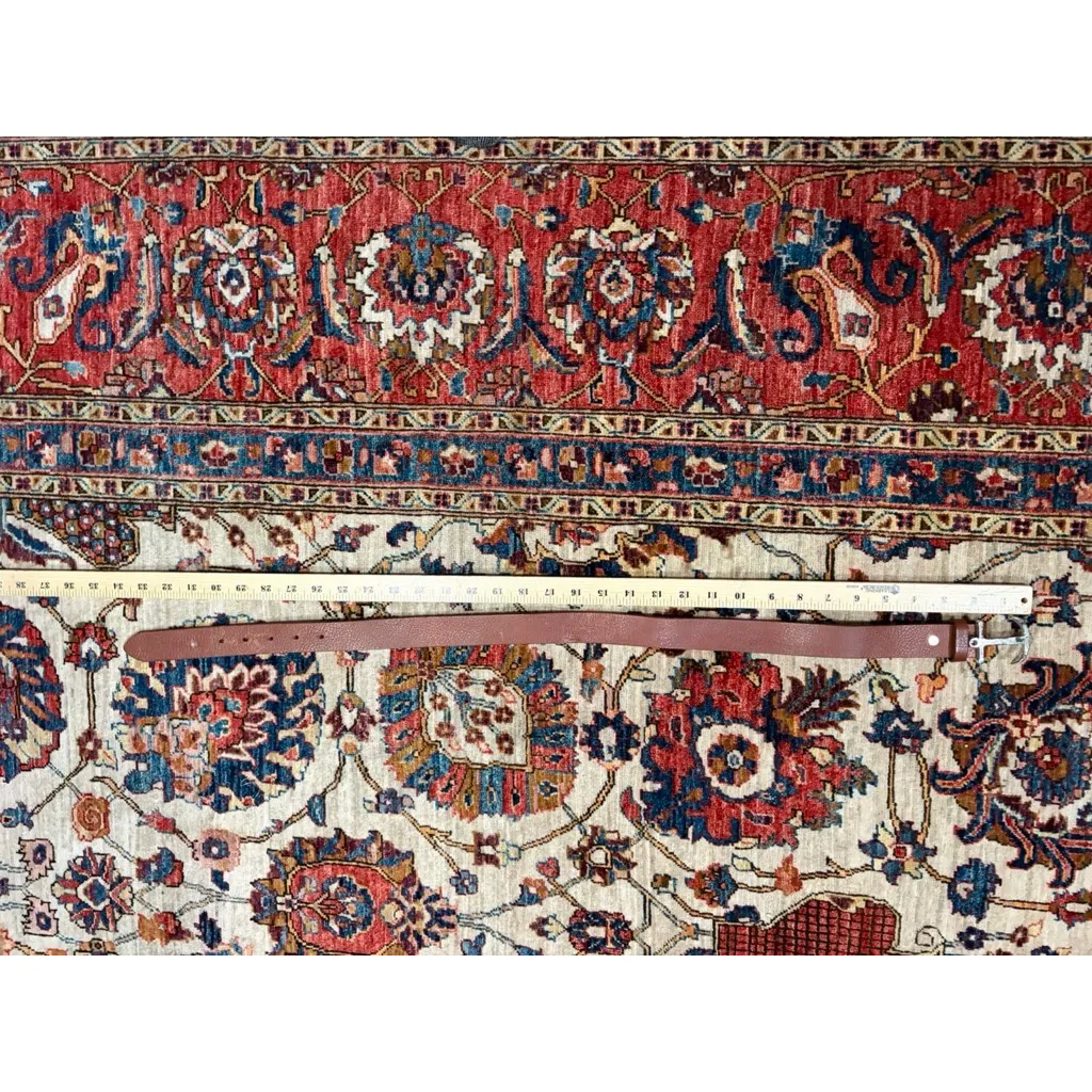 Vineyard Vines Leather Belt Brown Anchor Buckle Nautical Preppy Unisex Size 26 - Image 3