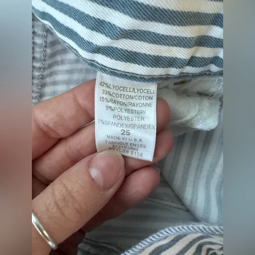 Free People Railroad Striped Jeans size 25 - Image 4