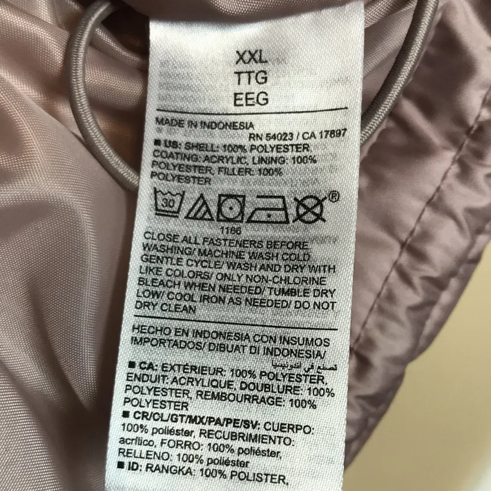 NWT Old Navy Women’s Icelandic Mineral Pink Winter Outdoor Puffer Vest - Image 10