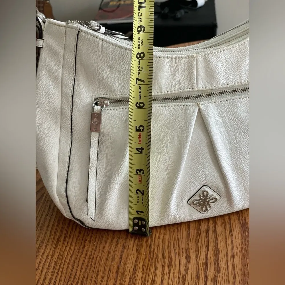 Simply Vera Wang Vintage Hobo Bag Color White Classic Y2K 90s - Image 6