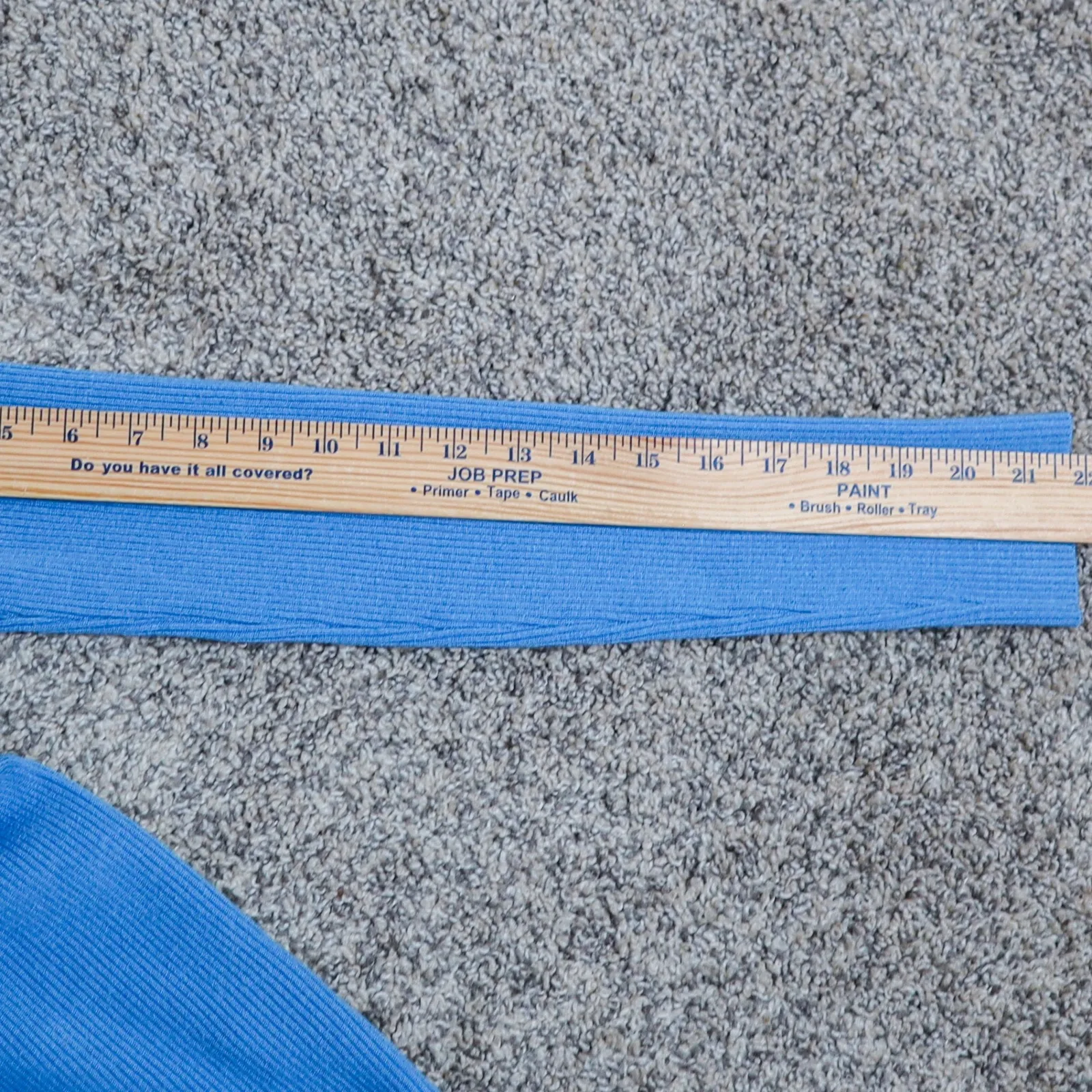 Polo Jeans Co Ralph Lauren Y2K Blue Ribbed Baby Tee Long Sleeve - Image 7