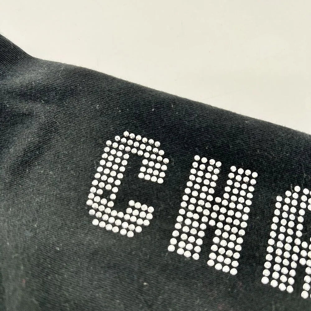 Women's 2007/2008 Barack Obama Mr. President Bedazzled Black/Red Shirt Size L Black Size L - Image 10