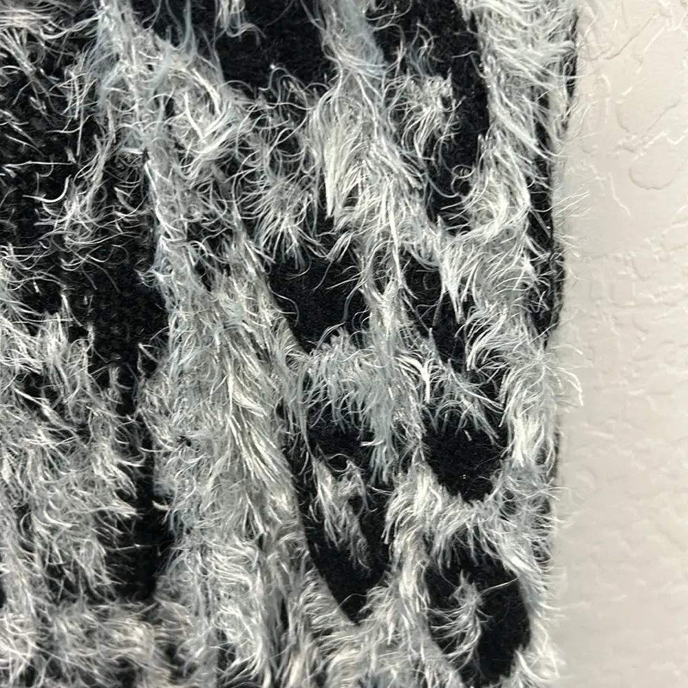 Jaclyn smith gray leopard open cardigan - Image 3