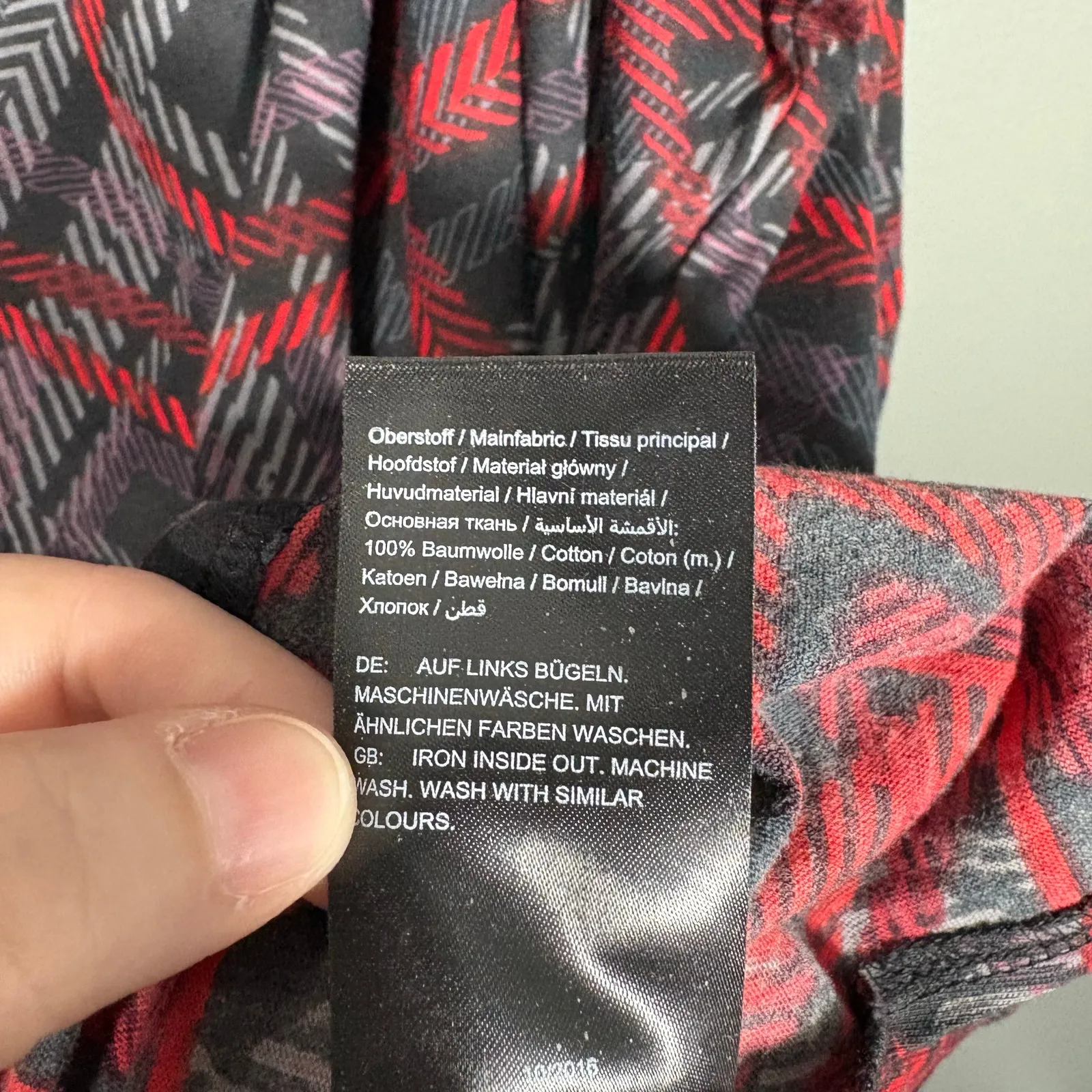 Ulla Popken Red & Black Plaid Grunge Shift Dress - Image 5